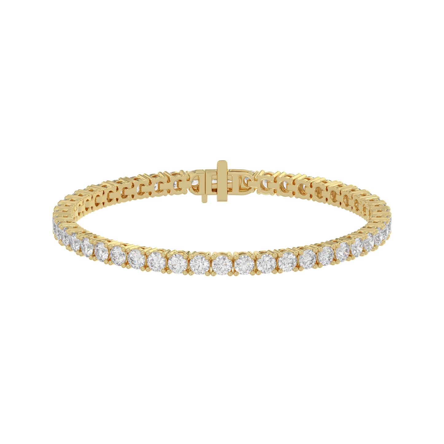 14K Yellow Gold, angled view