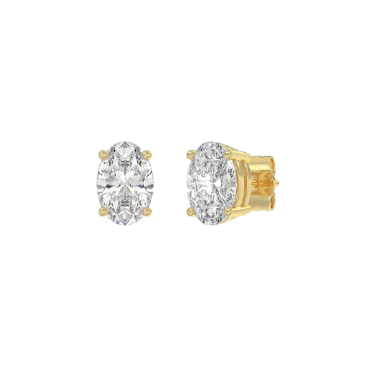 14K Yellow Gold, angled view