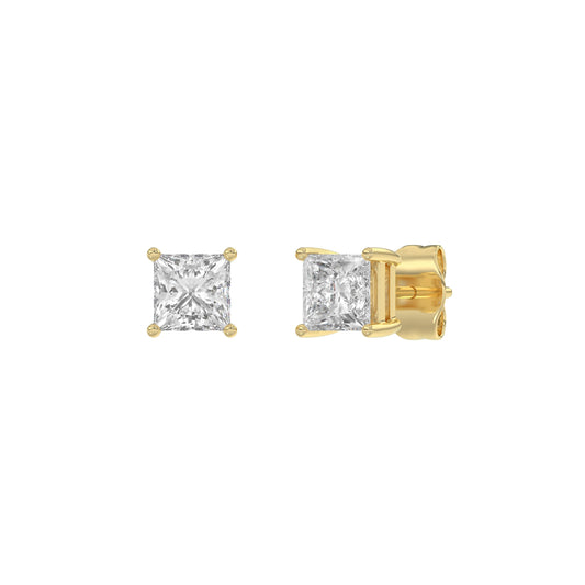 14K Yellow Gold, angled view