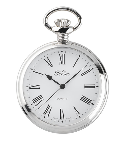 Ref. 11104.02 – Orologio Perseo Romano tasca in metallo cromato
