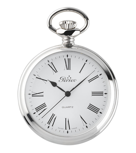 Ref. 11104.02 – Orologio Perseo Romano tasca in metallo cromato