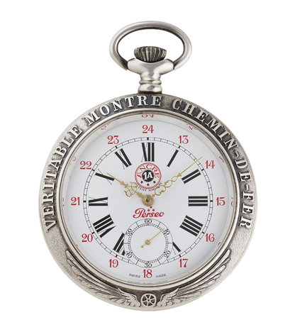 Ref. 16107 – Orologio Perseo VERITABLE romano tasca in metallo “Vieil Argent”