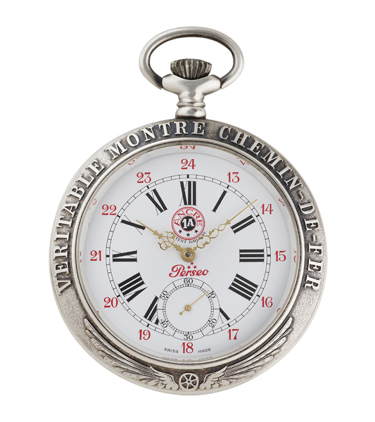 Ref. 16107 – Orologio Perseo VERITABLE romano tasca in metallo “Vieil Argent”