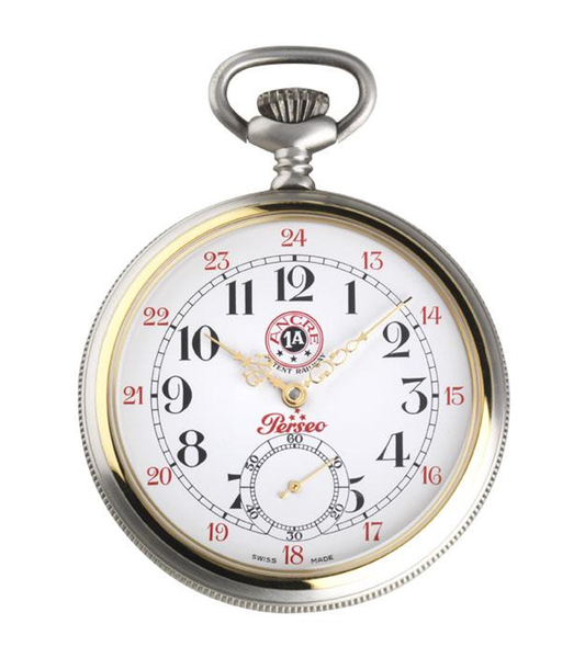 Ref. 16108 – Orologio Perseo Treno PIONEER romano tasca in metallo