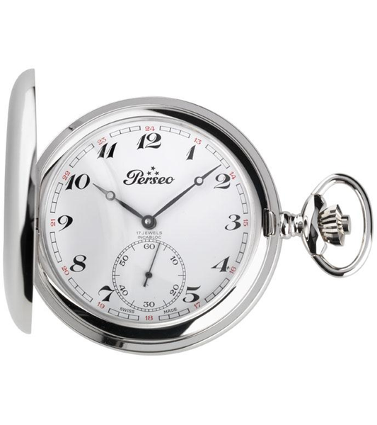 Ref. 17105 – Orologio Perseo tasca metallo cromato