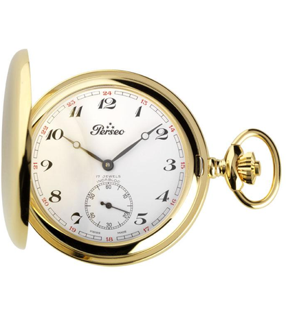 Ref. 17105PL – Orologio Perseo tasca metallo placcato