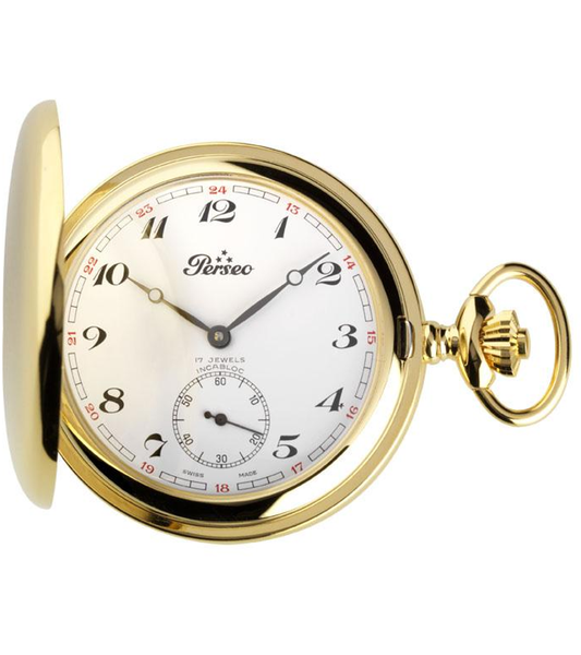 Ref. 17105PL – Orologio Perseo tasca metallo placcato