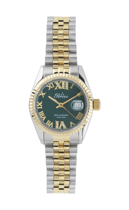 Ref. 2104.03 – Orologio Perseo Moderna Diamonds donna bicolore