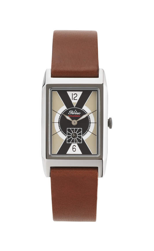 Ref. 2114.02 – Orologio Perseo Infrangibile uomo nero/beige quarzo