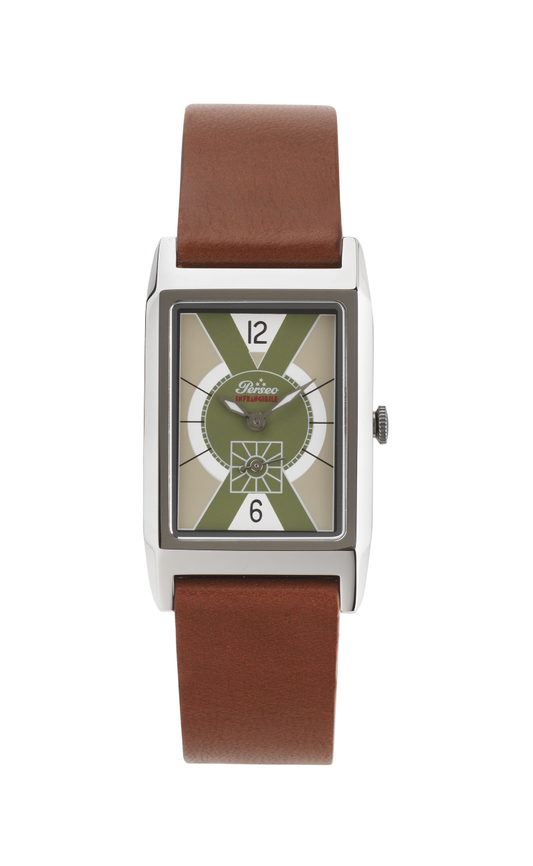 Ref. 2114.03 – Orologio Perseo Infrangibile uomo verde/grigio quarzo