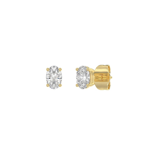 14K Yellow Gold, angled view