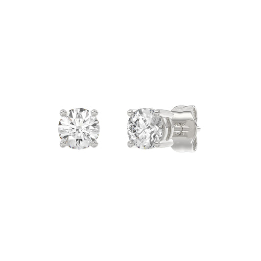 14K White Gold, angled view