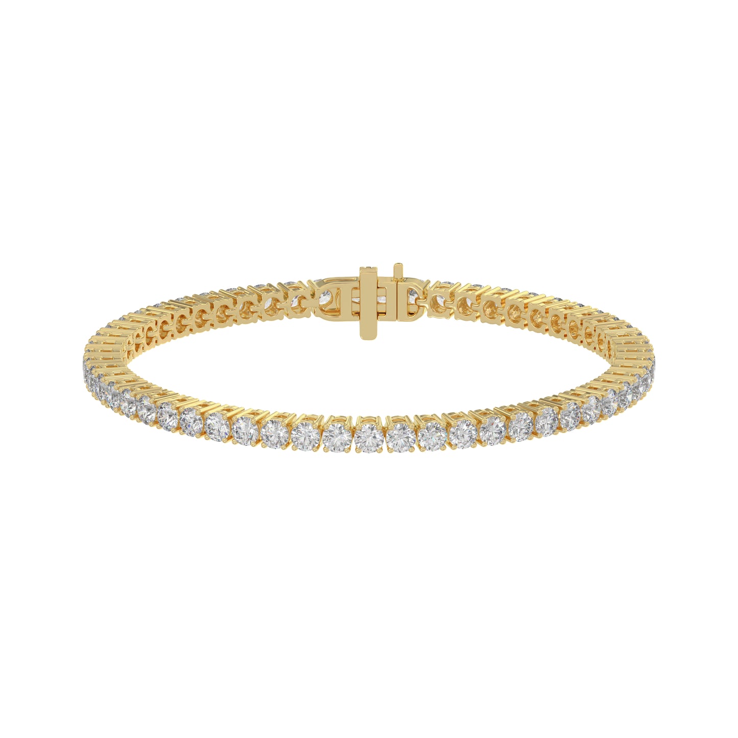 14K Yellow Gold, angled view