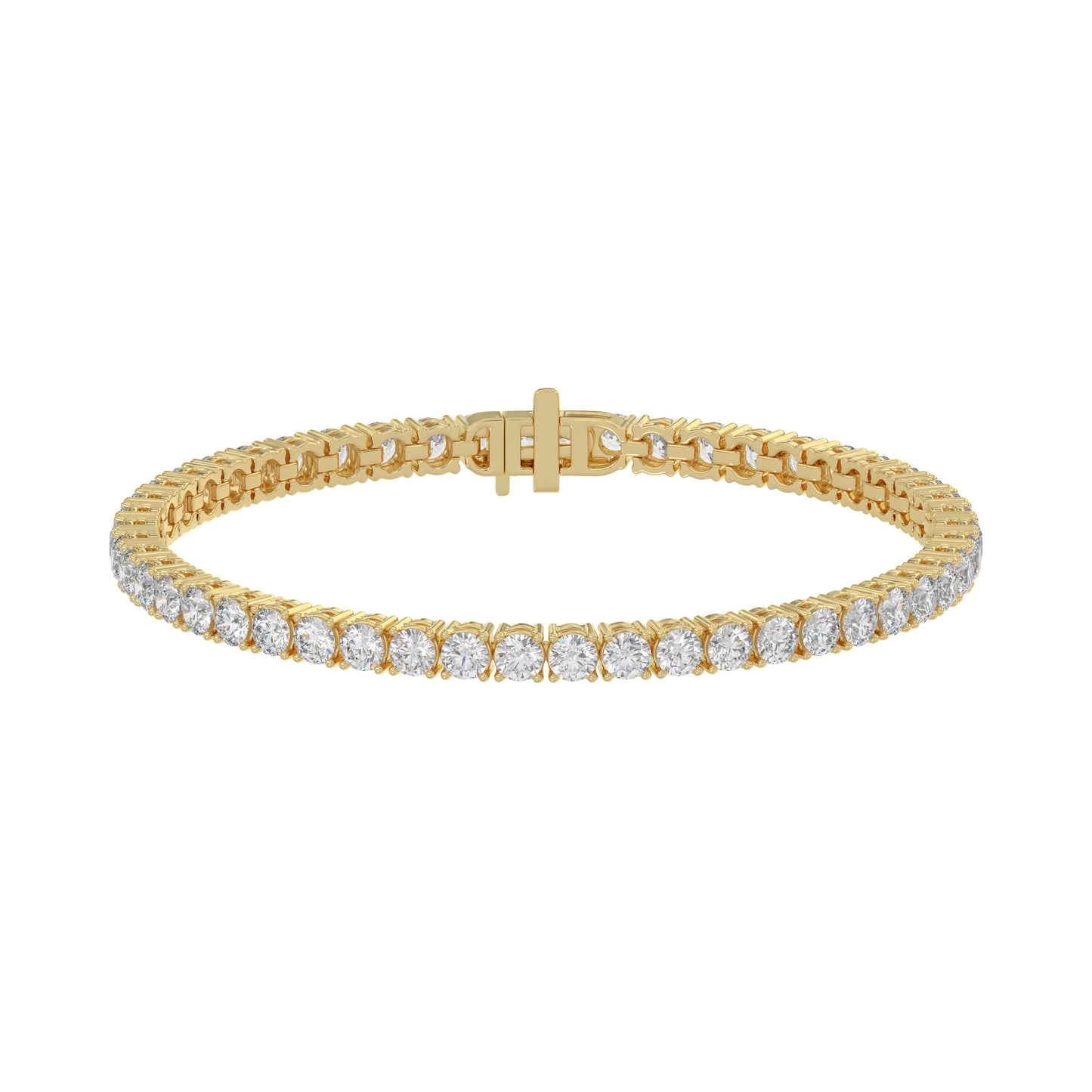 14K Yellow Gold, angled view