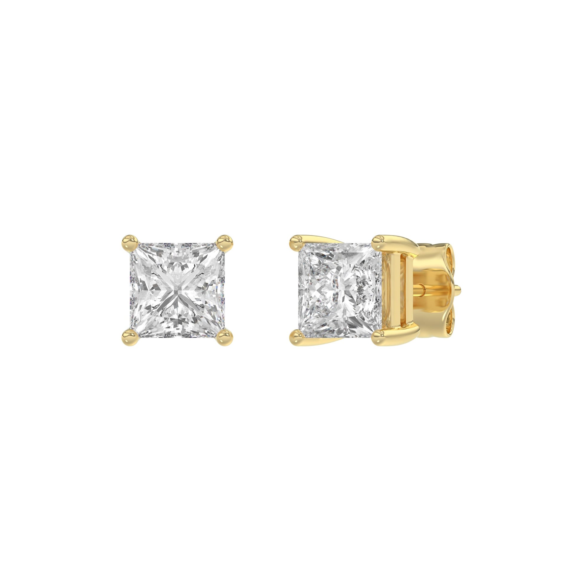 14K Yellow Gold, angled view
