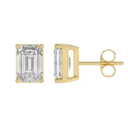 14K Yellow Gold, flat view
