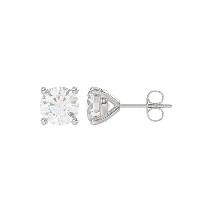18K White Gold, flat view